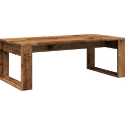Mesa de centro Alce diseño fijo madera 35x102x50 cm