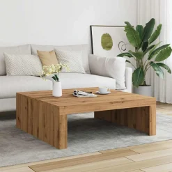 Mesa de centro Canela diseño fijo 35x100x100 cm