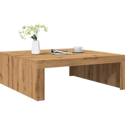 Mesa de centro Canela diseño fijo 35x100x100 cm