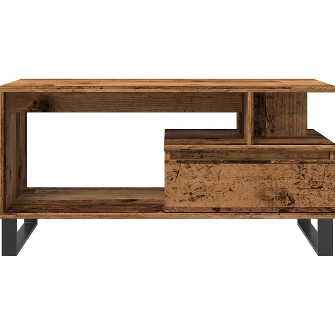 Mesa de centro Cerezo compartimento + 1 cajón 45x90x49 cm