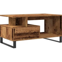 Mesa de centro Cerezo compartimento + 1 cajón 45x90x49 cm