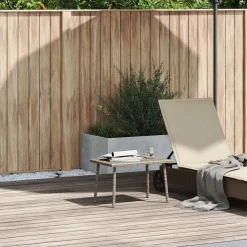 Mesa de centro de jardín Katrina 37x60x40 cm