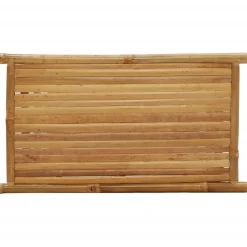 Mesa de centro Dinna estante inferior bambú 35x70x40 cm
