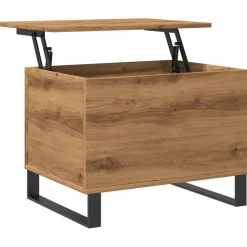 Mesa de centro elevable Cubbe con compartimento 45x60x44,5 cm