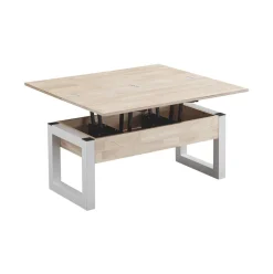 Mesa de centro elevable Loft Advance diseño extensible 47,5x120x60-120 cm