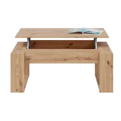 Mesa de centro elevable Urban roble nodi 45-54x105x55 cm