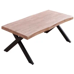Mesa de centro elevable Xena tapa irregular 47-62x120x60-66 cm