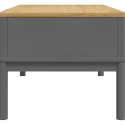 Mesa de centro Floro 2 cajones madera de pino 45x99x55,5 cm