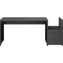 Mesa de centro Formosa con compartimento lateral 35x90x45 cm
