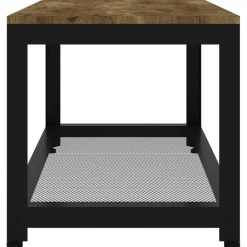 Mesa de centro Gobun con estante inferior 45x90x45 cm