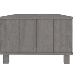 Mesa de centro Hamar cajón + compartimento madera 35x100x55 cm