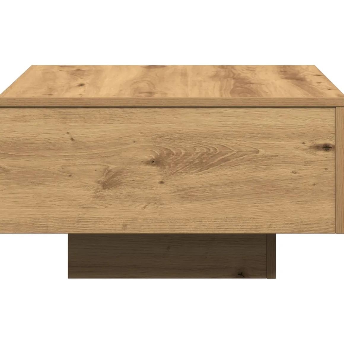Mesa de centro Nueva York diseño fijo roble 31x55x55 cm