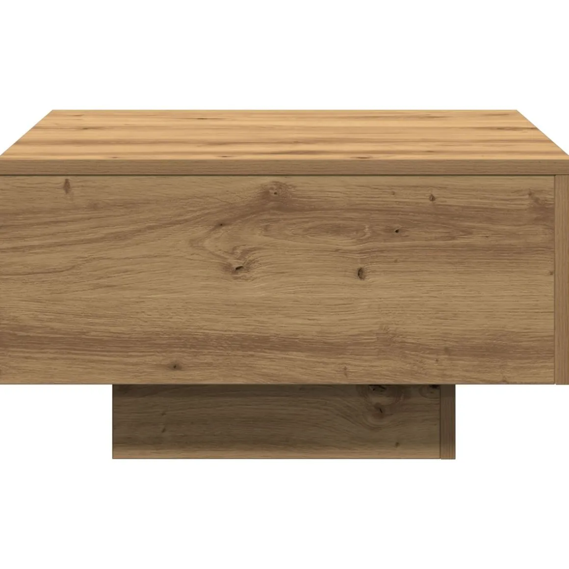 Mesa de centro Nueva York diseño fijo roble 31x55x55 cm