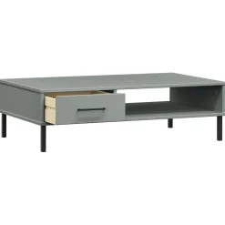 Mesa de centro Oslo 1 cajón 29x100x55 cm