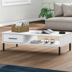 Mesa de centro Oslo 1 cajón 29x100x55 cm
