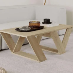 Mesa de centro Pyrem diseño fijo 40x110x60 cm
