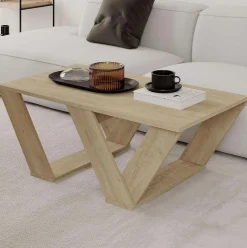 Mesa de centro Pyrem diseño fijo 40x110x60 cm