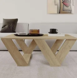 Mesa de centro Pyrem diseño fijo 40x110x60 cm