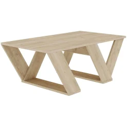 Mesa de centro Pyrem diseño fijo 40x110x60 cm