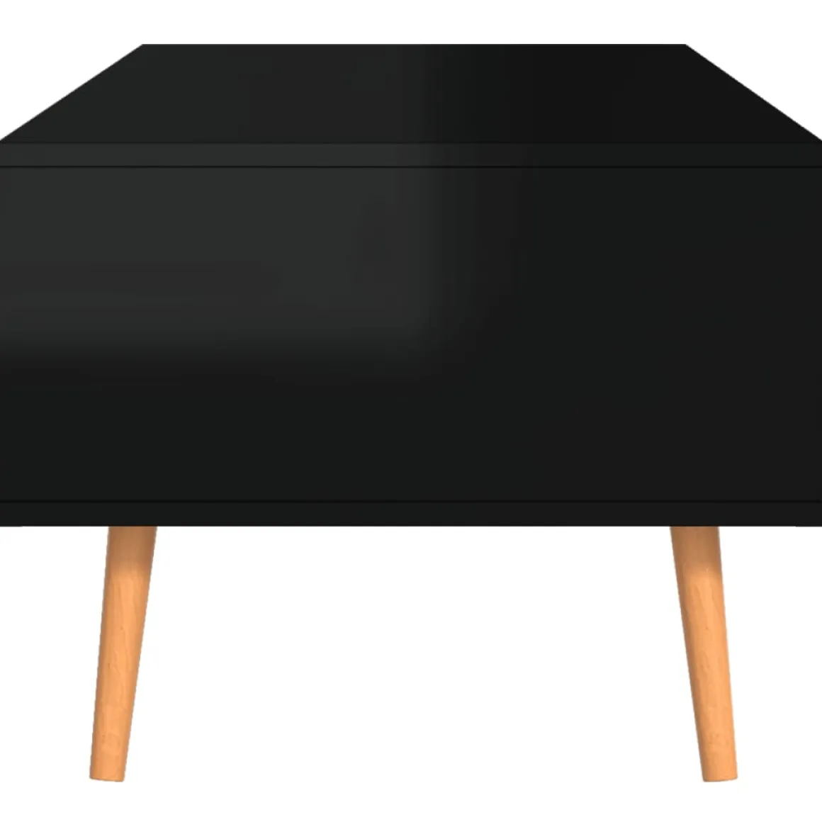 Mesa de centro Ronela 1 cajón diseño nórdico 43x100x49,5 cm