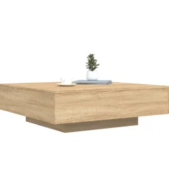 Mesa de centro Ross con luces LED 31x100x100 cm