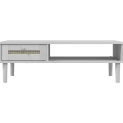 Mesa de centro Senja 1 cajón + 1 hueco 33x100x55 cm