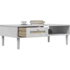 Mesa de centro Senja 1 cajón + 1 hueco 33x100x55 cm
