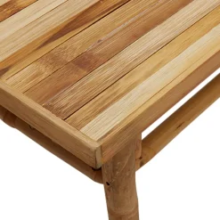 Mesa de centro Tabú para exterior bambú 35x70x40 cm