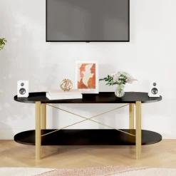 Mesa de centro Timón 2 niveles 40x110x48 cm