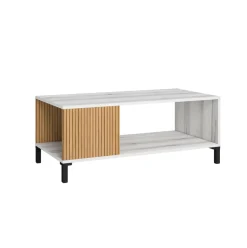 Mesa de centro Tokio 2 compartimentos albo/rayado 40,6x100x50 cm