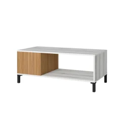 Mesa de centro Tokio 2 compartimentos albo/rayado 40,6x100x50 cm