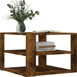 Mesa de centro Triunfo 2 estantes 40x59,5x59,5 cm