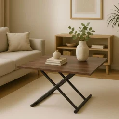 Mesa de centro Up & Down elevable y extensible 4 posiciones 49-76x100x50 cm