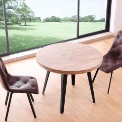 Mesa de comedor Berg diseño fijo Ø100x76 cm