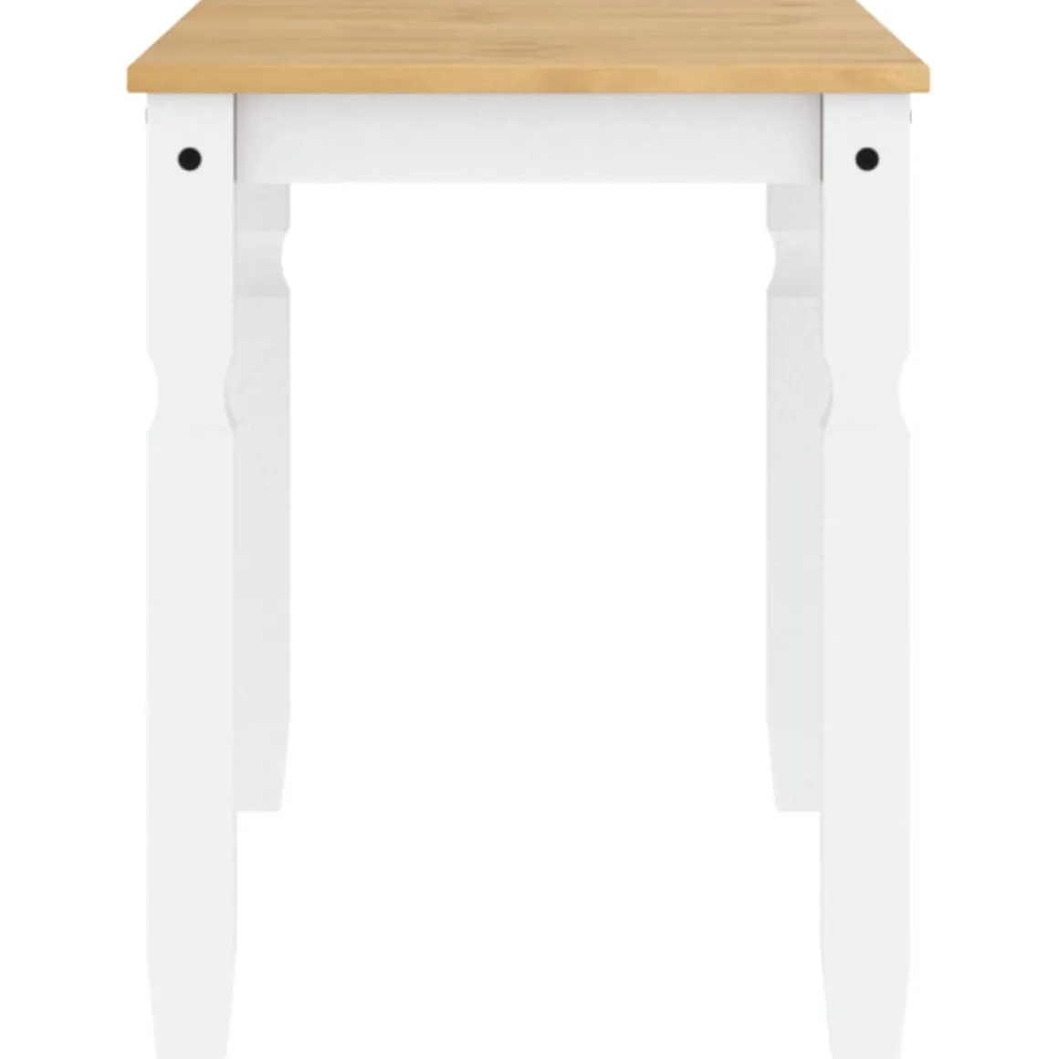 Mesa de comedor Corona madera de pino 75x112x60 cm