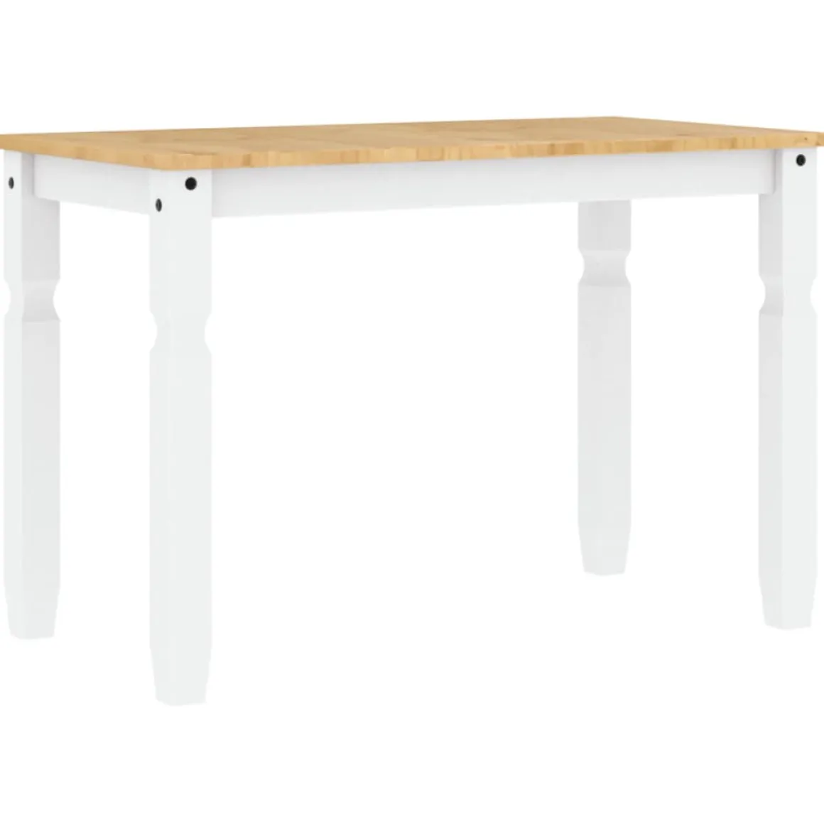 Mesa de comedor Corona madera de pino 75x112x60 cm