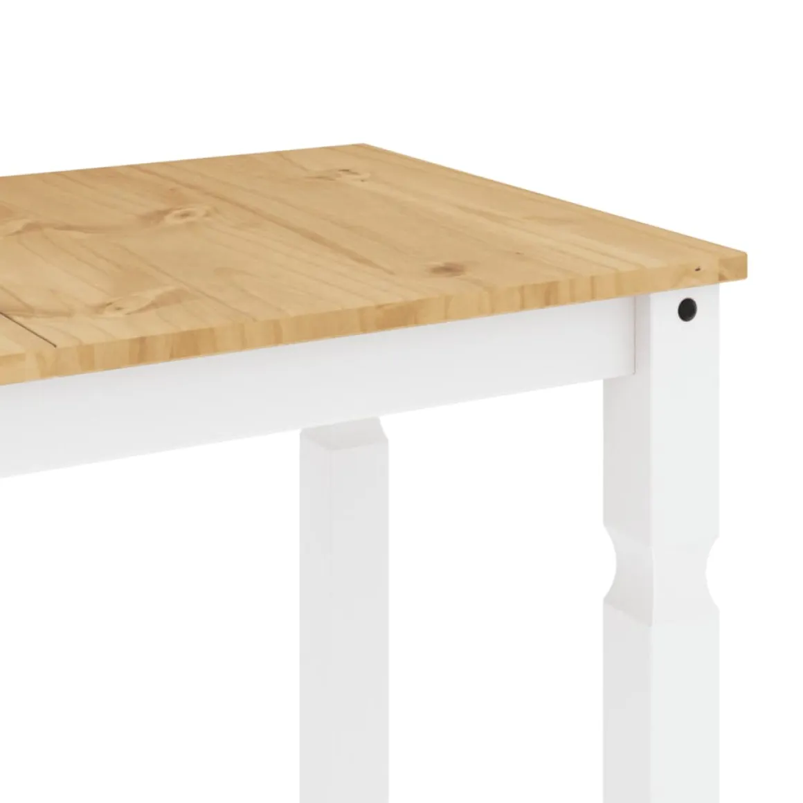 Mesa de comedor Corona madera de pino 75x112x60 cm