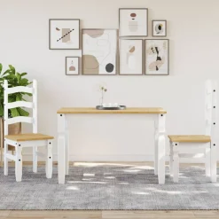 Mesa de comedor Corona madera de pino 75x112x60 cm