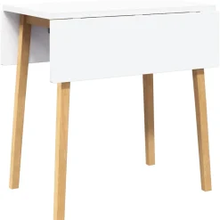 Mesa de comedor Dona 2 alas abatibles 75x90x45-90 cm