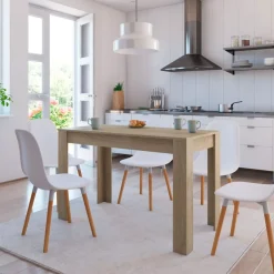 Mesa de comedor Elba rectangular 76x120x60 cm