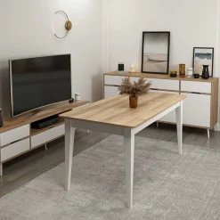 Mesa de comedor Elina extensible 76x160-200x80 cm