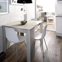 Mesa de comedor Kiona diseño extensible 77x54-239x90 cm