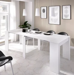 Mesa de comedor Kiona diseño extensible 77x54-239x90 cm