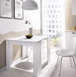 Mesa de comedor Kiona diseño extensible 77x54-239x90 cm
