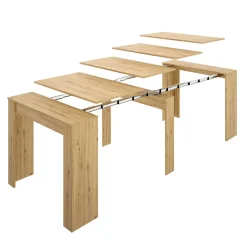 Mesa de comedor Kiona diseño extensible 77x54-239x90 cm