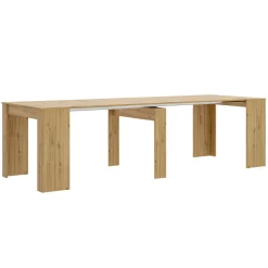 Mesa de comedor Kiona diseño extensible 77x54-239x90 cm