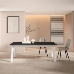 Mesa de comedor Kroma diseño fijo 74x194x90 cm