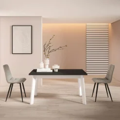Mesa de comedor Kroma diseño fijo 74x140x90 cm