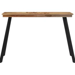 Mesa de comedor madera maciza de teca 120x62x76 cm