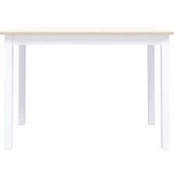 Mesa de comedor Noia rectangular madera de caucho 75x114x71 cm